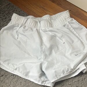 Nike Women's Light Gray Athletic Shorts